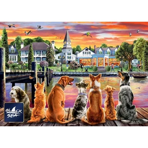 Black Sea  BS72109 - Dogs on the Quay - 1000 db-os puzzle
