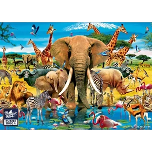 Black Sea  BS72205 - Life in the Savanna - 1000 db-os Premium puzzle