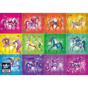 Black Sea  BS72217 - Rainbow Unicorns - 1000 db-os Premium puzzle