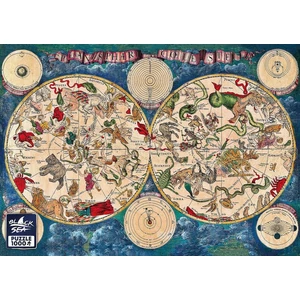 Black Sea  BS82231 - Sky Map, 1670, Frederick de Witt - 1000 db-os puzzle