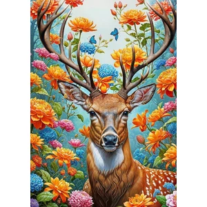 Black Sea BS82406 - Among the Flowers - Deer - 500 db-os puzzle