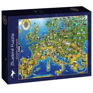 Bluebird 90558 - European Landmarks - 1000 db-os puzzle