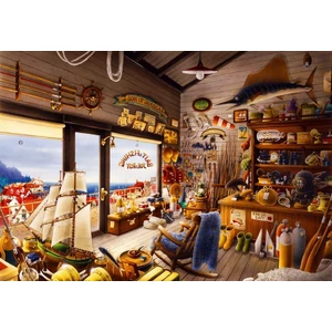 Bluebird 90771 - Joe & Roy Bait & Fishing Shop - 1000 db-os puzzle