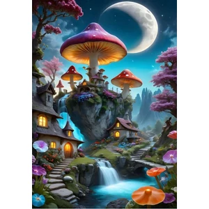 Bluebird 90930 - Mushroom Town - 1000 db-os puzzle
