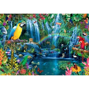 Bluebird 90770 - Parrot Tropics - 1000 db-os puzzle