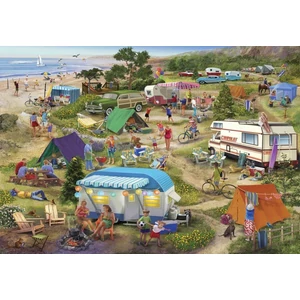 Bluebird 90588 - Seaside Cramped Grounds - 1000 db-os puzzle