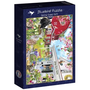 Bluebird 90750 - Spring Green farm - 1500 db-os puzzle
