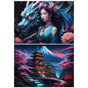Bluebird 90950 - Japan Spirit - Asia Collection - 2 x 500 db-os puzzle