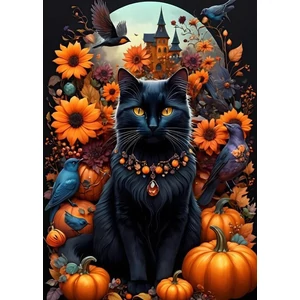 Bluebird 90827 - Autumn Cat - 500 db-os puzzle