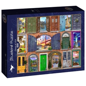Bluebird 90671 - Doors of USA - 500 db-os puzzle