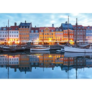 Bluebird 90992 - Nyhavn by Nightfall, Copenhagen - 500 db-os puzzle