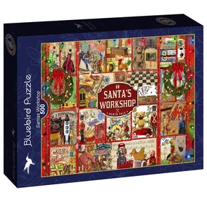 Bluebird 90811 - Santas Workshop - 500 db-os puzzle