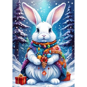 Bluebird 90805 - Winter Bunny - 500 db-os puzzle
