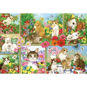Bluebird 91014 - Cats and Kittens - 1000 db-os puzzle