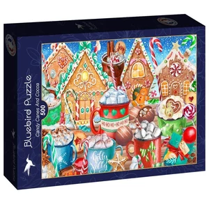 Bluebird 91077 - Candy Canes And Cocoa - 500 db-os puzzle