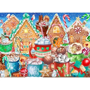 Bluebird 91077 - Candy Canes And Cocoa - 500 db-os puzzle