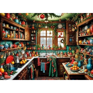 Bluebird 91092 - Country Kitchen Christmas - 1500 db-os puzzle