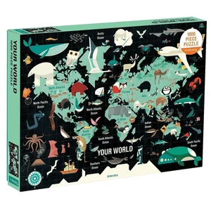 Galison 49063 - Mudpuppy - Your World - 1000 db-os puzzle