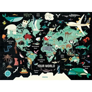 Galison 49063 - Mudpuppy - Your World - 1000 db-os puzzle