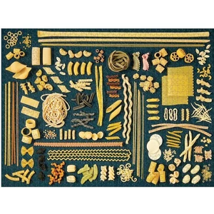 Galison 76953 - The Art of Pasta - 1000 db-os puzzle különleges formákkal
