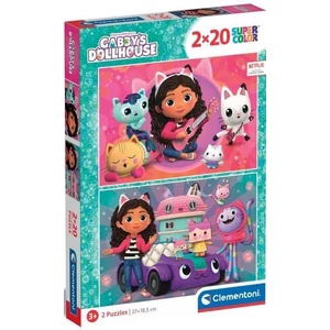 Clementoni 24802 - Gabi babaháza - 2 x 20 db-os puzzle