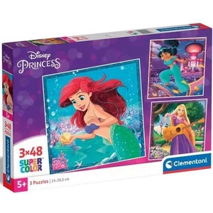 Clementoni 25304 - Disney Princess - 3 x 48 db-os puzzle