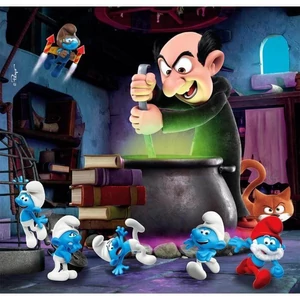 Clementoni 25792 - Hupikék törpikék - 3 x 48 db-os puzzle