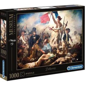 Clementoni 37087 - Museum Collection - Eugène Delacroix - A szabadság vezeti a népet - 1000 db-os puzzle