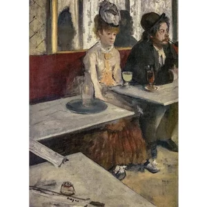 Clementoni 37090 - Museum Collection - Edgar Degas - Egy kávézóban - 1000 db-os puzzle