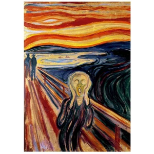 Educa 20308 - A sikoly, Edvard Munch - 1000 db-os puzzle