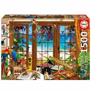 Educa 20333 - Az ornitológus ablaka - 1500 db-os puzzle