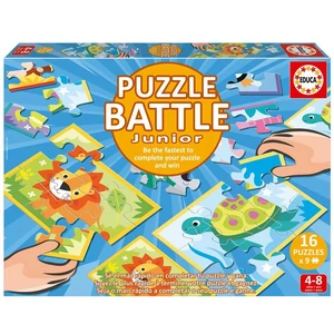Educa Puzzle párbaj Junior társasjáték - Állatok (20116)