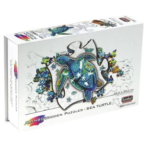 Eureka EUR34662 - Teknős - 125 db-os Rainbow Fa puzzle