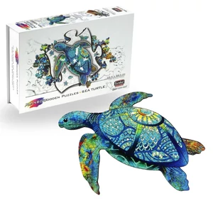 Eureka EUR34662 - Teknős - 125 db-os Rainbow Fa puzzle