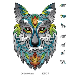 Eureka EUR34636 - Farkas - 180 db-os Rainbow Fa puzzle