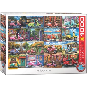EuroGraphics 6000-5916 - 16 Scooters - 1000 db-os puzzle