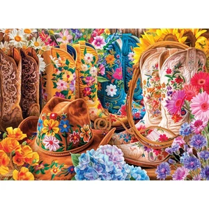 EuroGraphics 6000-5948 - Cowgirl Boots, Lars Stewart - 1000 db-os puzzle