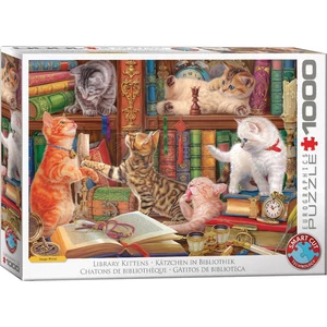 EuroGraphics 6000-5913 - Library Kittens - 1000 db-os puzzle