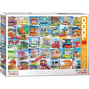 EuroGraphics 6000-5725 - Lifeguard Towers  - 1000 db-os puzzle