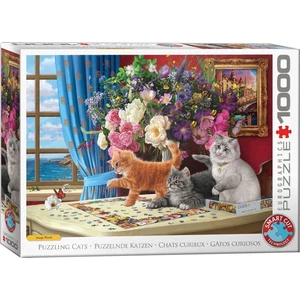EuroGraphics 6000-5914 - Puzzling Cats - 1000 db-os puzzle