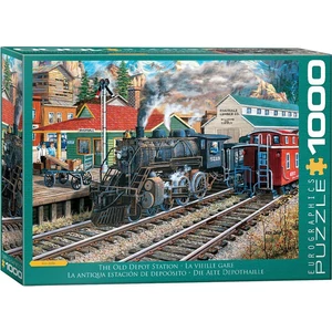 EuroGraphics 6000-5876 - The Old Depot Station by Ken Zylla   - 1000 db-os puzzle