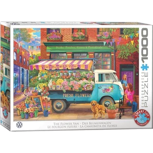 EuroGraphics 6000-5917 - VW - The Flower Van - 1000 db-os puzzle