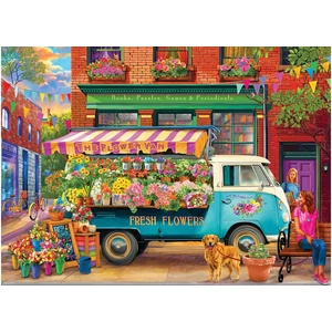 EuroGraphics 6000-5917 - VW - The Flower Van - 1000 db-os puzzle