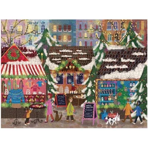 Galison 83128 - Merry Market, Joy Laforme - 1000 db-os Fóliás puzzle