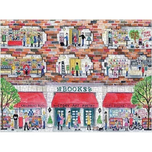 Galison 67081 - A Day at the Bookstore, Michael Storrings - 1000 db-os puzzle