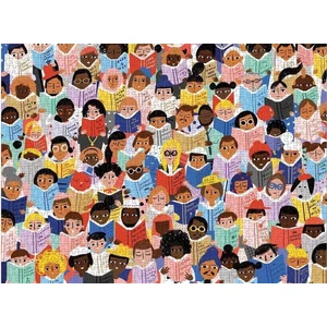 Galison 62628 - Book Club - 1000 db-os puzzle