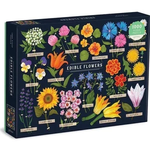 Galison 69078 - Edible Flowers - 1000 db-os puzzle