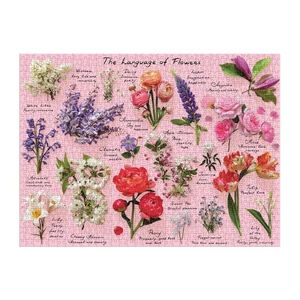 Galison 79275 - Language of Flowers - 1000 db-os puzzle