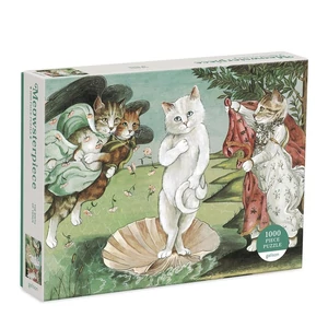 Galison 68088 - Meowsterpiece - Birth of Venus - 1000 db-os puzzle