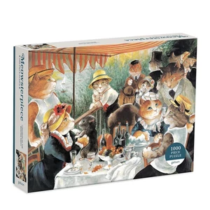 Galison 67517 - Meowsterpiece - Luncheon of the Boating Party - 1000 db-os puzzle